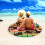 Serviette de plage ronde en microfibre 152 cm (60 pouces), résistante au sable 3