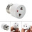 Adapter gniazda wtykowego E27 do US/EU, biały 1