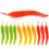 12-pack realistiska PVC-peppardekorationer 1