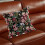 Marokkansk pudebetræk polyester sort 45x45cm 1
