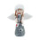 Grey Plush Angel Ornament Hanging Decoration 1