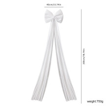Large Velvet Christmas Bow with Gold Wire, 1 Pack
