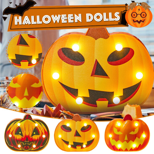 Halloween-Kürbis-LED-Lichterkette