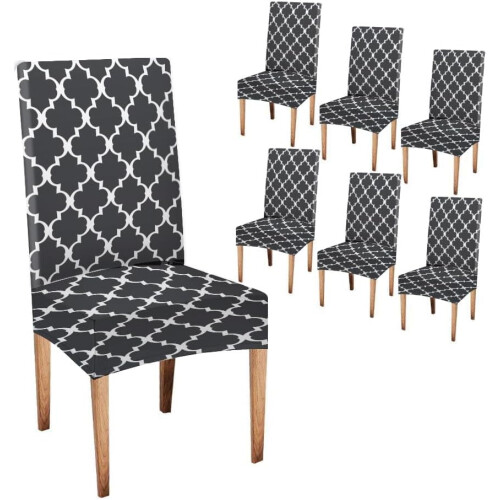 Conjunto de capas para cadeiras de jantar em estilo marroquino