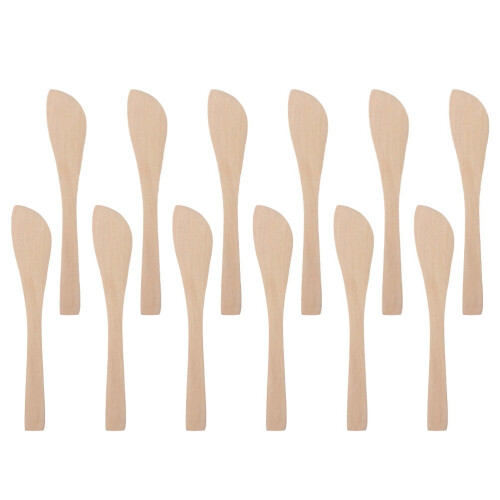 Colher de madeira para rechear dumplings, 16,5 cm