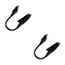 Verstellbare Klemm-Buchlampe, 2er-Pack