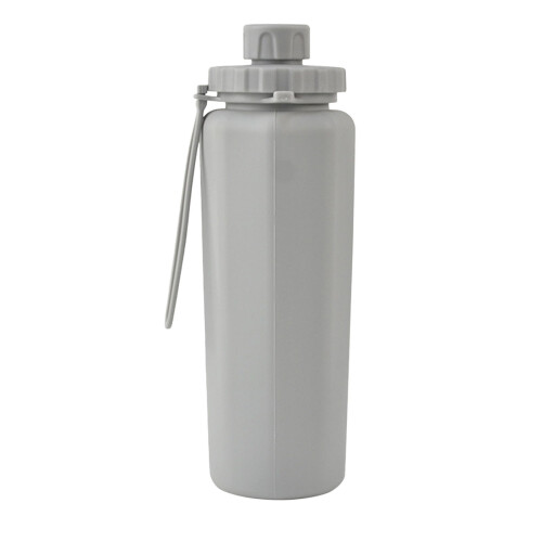 Sammenklappelig campingkedel 600ml silikone grå