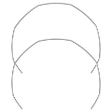 Anello di sicurezza in acciaio inossidabile per maniglia della macchina da caffè (2 pezzi)