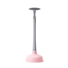 Ventouse de toilette avec long manche et support (1 pièce)