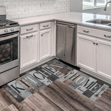 Farmhouse Kitchen Mats Set of 2 – 17x30 & 17x47 in