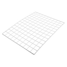 Fotodisplay-Paneel aus weißem Eisengitter, 48,5 x 37,5 cm