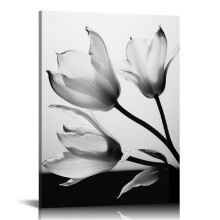 Quadro em tela com tulipa roxa – Impressão HD premium