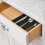 Silverware Drawer Organizer Tray for Kitchen Cutlery 4