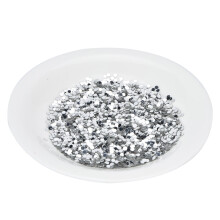 Strass ronds à dos plat scintillants, ajoutez de l'éclat et du glamour. Cristaux circulaires sans trou de 2 mm en PVC argenté pour la création de
