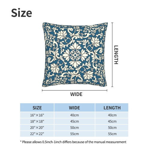 Örngott i kinesisk stil, 45x45 cm, 2-pack 1