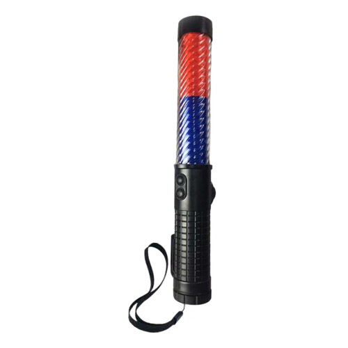 Oppladbar LED-trafikkontrollpinne 30 cm med håndleddsstropp 1