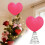 Velvet Heart Tree Topper 8 Inch 2