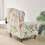 Sesselbezug mit Blumenmuster – Stretch-Polyester & Elasthan 5