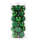 Boules de Noël incassables vertes, 24 unités, 8 cm (3,14 po) 2