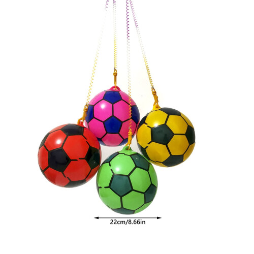Tetherball Game Set Soft Ball Durable Rope Swivel Hook 4PCS 2