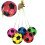 Tetherball Game Set Soft Ball Durable Rope Swivel Hook 3PCS 5