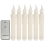 LED-koniske lys med gult blink, 17 cm, 6 stk. 5
