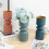 Freestanding cylindrical plastic vase for table decoration, 2