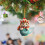 Acrylic Christmas Tree Ornament 2025 Hanging Pendant 4