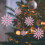 Snowflake Ornaments Light Blue 12PCS 3.9 inch 5