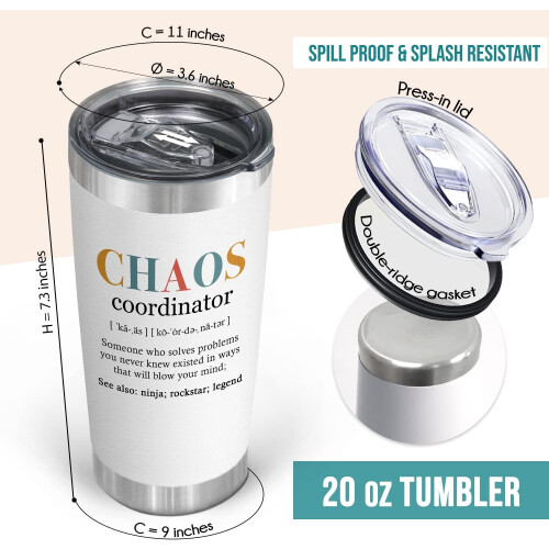 20oz isolierter Edelstahlbecher 2