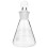 Γυάλινη φιάλη Erlenmeyer 150ml με πώμα 5