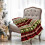 Coperta in pile con renne natalizie 4