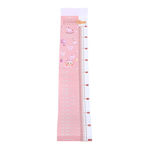 Meetmat Roze PVC Hoogte Meetinstrument