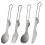 Titanium Foldable Cutlery Portable Outdoor Camping Tableware Hiking Folding Fork Spoon 1