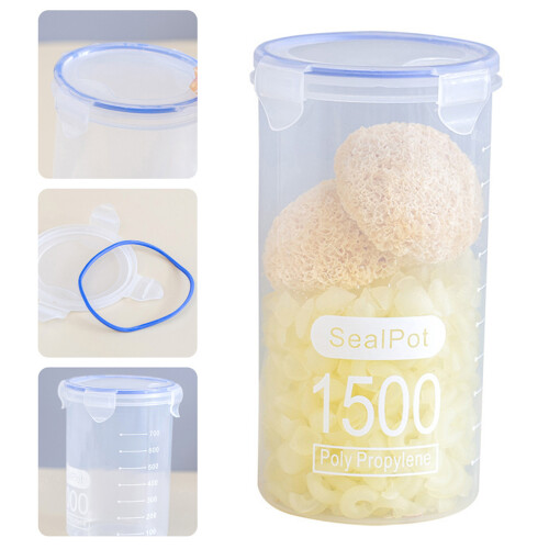 PP Food Storage Jars For Rice Nut Spices Multipurpose-1500ml 2