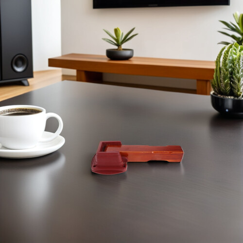 Support Pliable Table Coréenne Bois Rouge 2