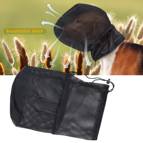 Adjustable Dog Protective Mask Breathable Mesh Face Covrage-S 2