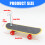 4 STKS Mini Huisdier Skateboard Plastic Vogel Training Props 3