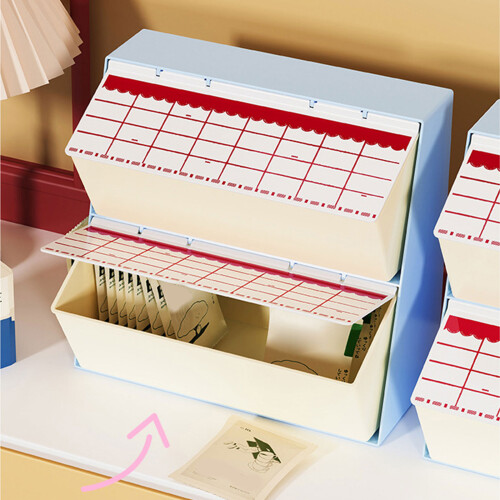Multi Compartment Drawer Organiser For Coffee Pods And- pink 2