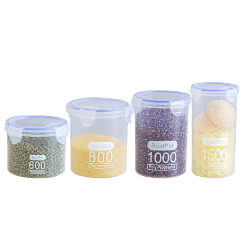 Ruimtebesparende stapelbare plastic bus voor-800 ml 1
