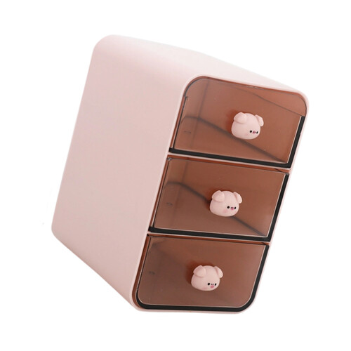 Efficient Desktop Drawer Storage Solution-Pink small