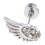 Exclusive Wing Ear Piercing for Mixed and Matching-White 1