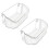 Pack of 2 Easy Installation Refrigerator Bin Replacements Quick 1