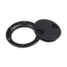Versatiles Round Hatches Cover with High-8 inches Black