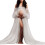 Flowy Maternity Dress Suitable for Both-Encrypted white bead M 1
