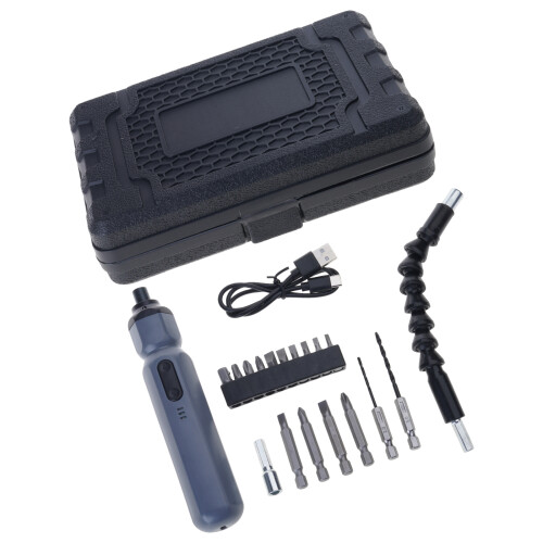 9.8V Cordless Electric Screwdriver Automatic with Drill Bit-3