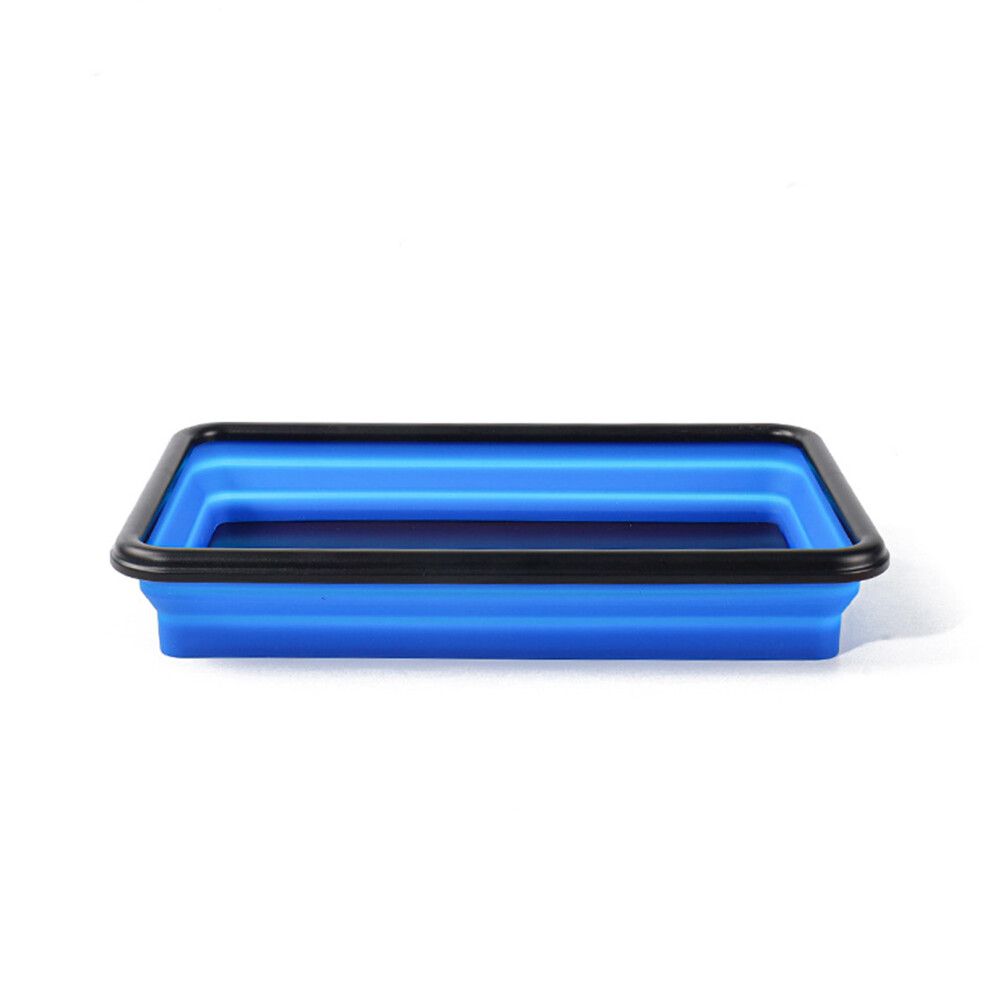 Magnetic Screw Tray Silicone Collapsible Magnetic-Blue Large 7754004094024