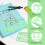 4Pcs Clear Plastic Geometric Stencils Multifunctional Circlular 4