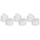 300St Wegwerp Katoenen , Absorberend, Medium Formaat, Wit 1