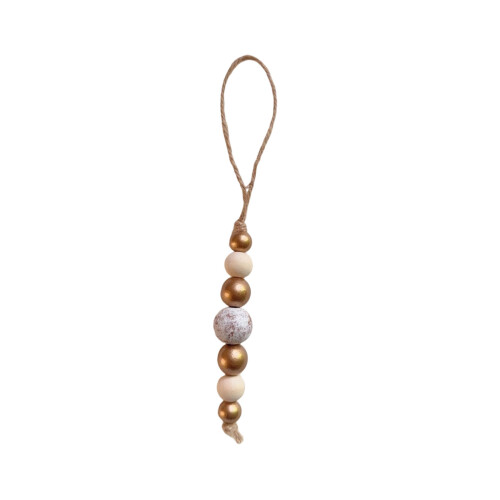 Pendentif en perles de bois faites à la main, 10 pièces,-10 2